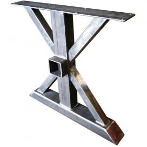China Made Aluminum Z Design Steel Dining/Kitchen Table Legs Industrial Style Product supplier