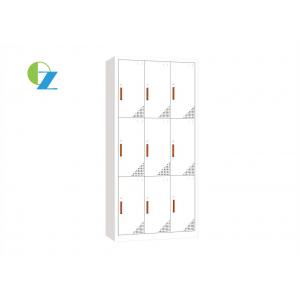 Cold Rolling Material Steel Office Lockers , Locker Style Storage Cabinet