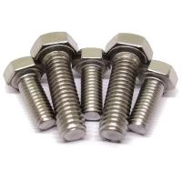 China Hexagon Head Bolts DIN 933 M10 Grade 12.9 Super Duplex Stainless Steel Full Threaded Bolts on sale
