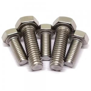 Hexagon Head Bolts DIN 933 M10 Grade 12.9 Super Duplex Stainless Steel Full Threaded Bolts