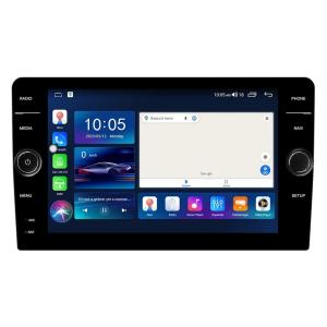 China 8 pouces bouton QLED écran radio de voiture Android 12.0 OS 2 Din stéréo pour le multimédia universel wholesale