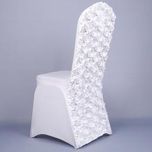 rose fabric spandex chair cover