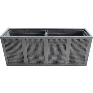 Commercial Extra Large Outdoor Planters Perforated Steel Material