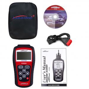 Obd II Connector Car Engine Tester Launch Code Reader KONNWEI KW808 For 12V Cars