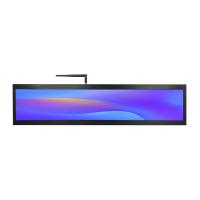 China 24 Inch Supermarket Ultra Wide Strip Advertising Digital Signage Monitor Type Stretched Bar LED Display Screen on sale