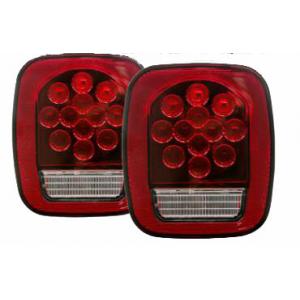 China Jeep Wrangler JK 2007-2016 LED Tail Lights LED Rear Stop Tail Reversing Lamp Driving Lighting supplier