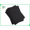 China 250gr Black Kraft Card Paper For Gift Box 24'' x 36'' Good Folding Resistance wholesale