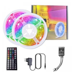 China 44 Key Intelligent IR LED Light Strip Music Control RGB Color With Waterproof For Indoor Home Use supplier