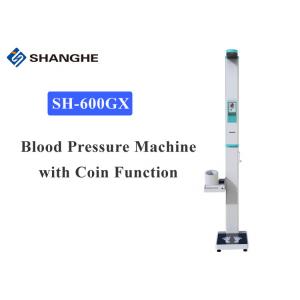 Smart Coin Operated Weight Height Scale Bmi Blood Pressure Body For Fast Health Check Up