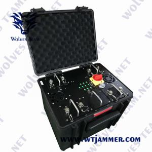 Military 20 - 6000 MHz Vehicle Bomb Jammer Portable Cell Phone RF Signal Jammer