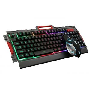 CE / ROHS Approved Illuminated Wireless Keyboard And Mouse Combo With USB Receiver
