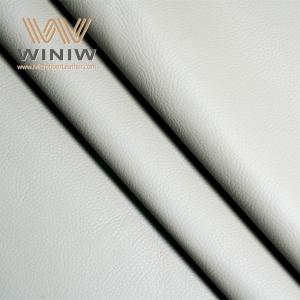White Micro Fiber Auto Upholstery Leather Seat Covers Material