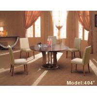 China Gelaimei Upholstery Hotel Restaurant Furniture Wooden 5 Person Dining Room Table on sale