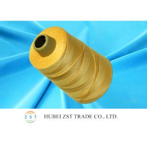 Dyed Core Spun Polyester Sewing Thread 20 / 2 20 / 3 , Golden Textured Polyester Thread