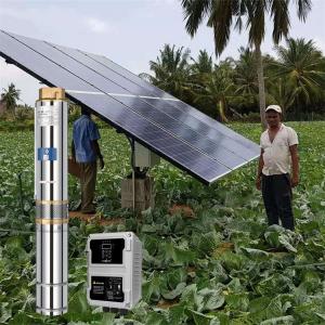 1.25inch DC Deep Well Solar Submersible Pump 600W 48V 4.5m3/H 80M With SS Impeller