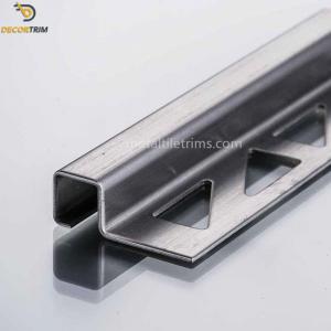 China Box Shape Stainless Steel Corner Trim , External Edge Tile Trim OEM ODM supplier