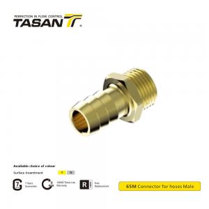 Abrasion Resistance Brass Hose Tap Connector ISO228 Thread 65M