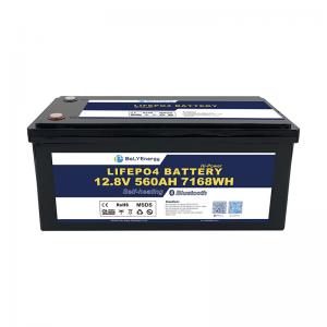 LiFePO4 Battery 12V 560Ah Rechargeable Economic Environmental Protection 5000 Cycles 12v Lifepo4 Battery Pack