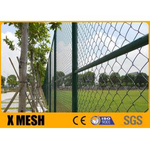 PVC Coated Galvanized Chain Link Fence 25mm Mesh 8ft Metal Chain Link Fencing