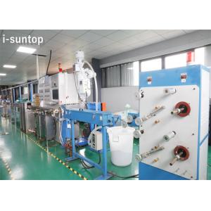 China LSZH PVC Optic Fiber Cable Tight Coating / Jacketing / Extrudering Line For Tight Buffer Cable supplier