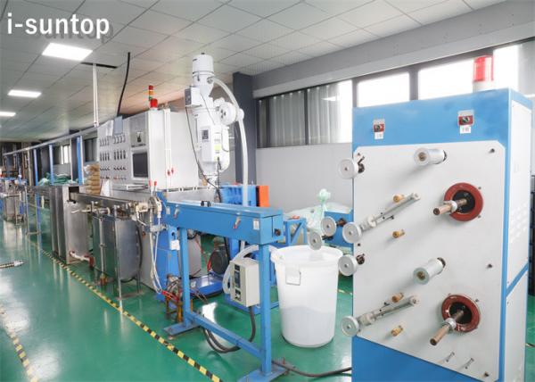 LSZH PVC Optic Fiber Cable Tight Coating / Jacketing / Extrudering Line For