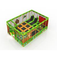 China EPE Trampoline Park Equipment , 0.7m Children'S Trampoline With Enclosure on sale