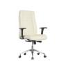 China Fabric Executive Leather Office Swivel Chairs 2.5mm Black Powder BIFMA wholesale