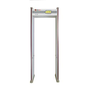 China 24 Zones Lcd Dispaly Walk Through Metal Detector Archway With Backup Battery supplier