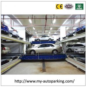 Five Level PLC Control Automated Conveyor Robtic Cart Garage Car Stacking System