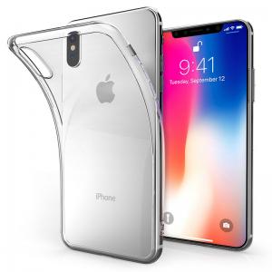 China For Iphone X 0.3 mm Slim Phone Case Transparent Silicon Soft TPU Clear Back Cover supplier