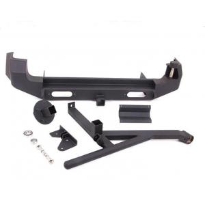 China Jimny Sport rear bumper with spare tire rack 4x4 Tail Bumper for Jimny auto steel bumper supplier