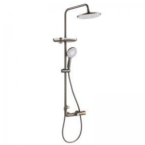 Wall Mounted Chrome Plated Hand Shower System For Home Hotel Bathroom