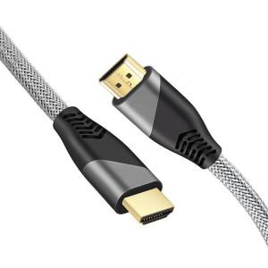 China Nylon Mesh High Speed HDMI To TV Cable 18gbps 4k HDMI 2.0 Cable supplier