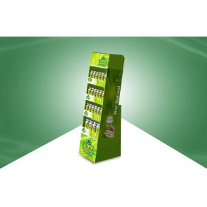 China Four Shelf Free Standing Cardboard Displays Eco Friendly Cmky Offset Printing supplier