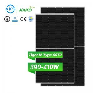 AKS Jinko Tiger P-type 66tr Solar Panel 390W 395W 400W 405W 410W Solar Panel Panneau Solaire Jinko Solar PV Module Price