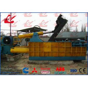 China Manually Operated Hydraulic Metal Scrap Baling Machine 200 Ton Three Ram Baler supplier