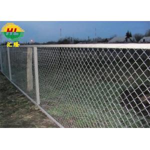 6 Ft H X 50 Ft W 9 Gauge Black Steel Chain Link Fence With Mesh Size 2 Inch