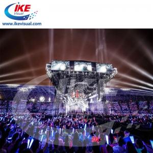China Curved IP43 Large Flexible LED Screen P9 Indoor Concert Stage Screen supplier