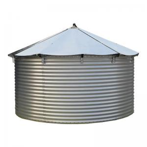 China Hot Galvanized Corrugated Steel Water Storage Tanks / Round Wastewater Storage Tank supplier