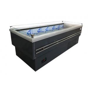 China Eco Friendly Open Cooked Food Fresh Fruit Display Fridge Cooler 700L 3 Meter Length supplier