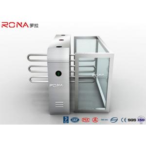 China Stainless Steel Material Electronic Turnstile Access Control System 450mm Arm Length supplier