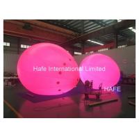 China 6m Helium Balloon Lights , Inflatable Lighting Balloon Sky Round Airship on sale