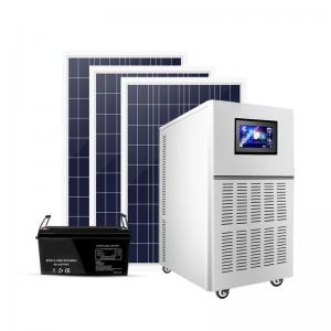 8kw Solar Power System Home 220v Offgrid Integrated Generator Photovoltaic Panel Full Set