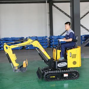 Electric Mini Excavator Transport Easy Orchard Bucket Crawler Small Digger