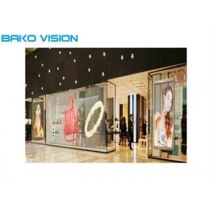 China High Brightness Transparent LED Glass Window Led Display Indoor Slim Ultralight supplier