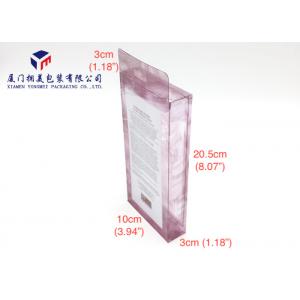 China Autom Lock Bottom PET Plastic Box Rectangle Shape Custom Printed Plastic Boxes supplier