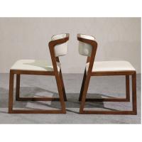 China Multi Purpose Use Modern Wood Dining Chairs With Leather Seats And Back on sale
