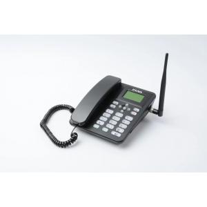 Dual Fixed GSM Wireless Desk Phone , TNC Antenna GSM Desktop Phone