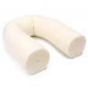 Twist Long Bolster Style Memory Foam Travel Pillow For Neck Back And Leg Rest