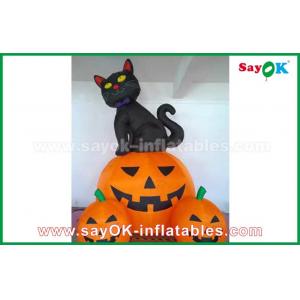 China Inflatable Holiday Decorations , Pumpkin Inflatable Cartoon Characters For Halloween supplier